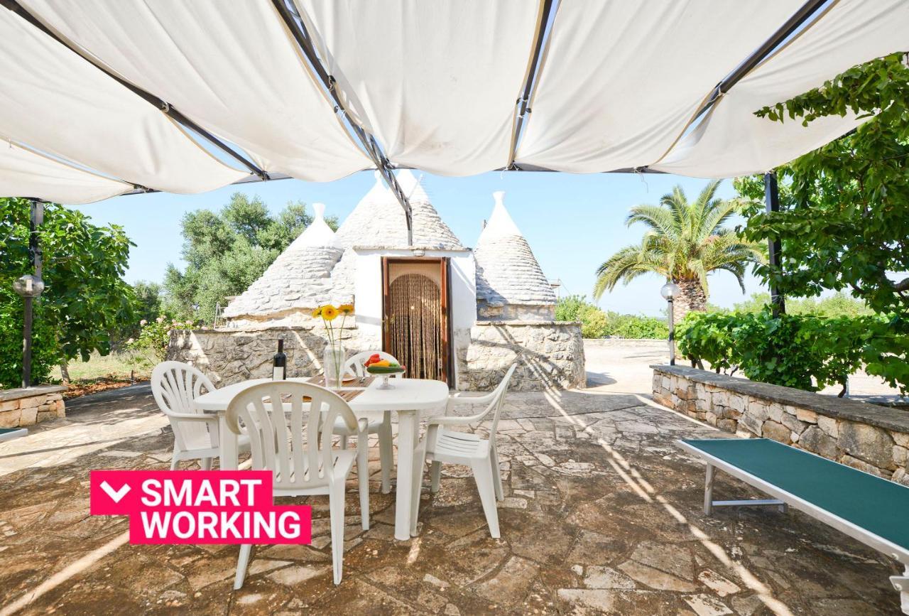 Вилла I Trulli Del Ciliegio Con Giardino By Wonderful Italy Остуни Экстерьер фото