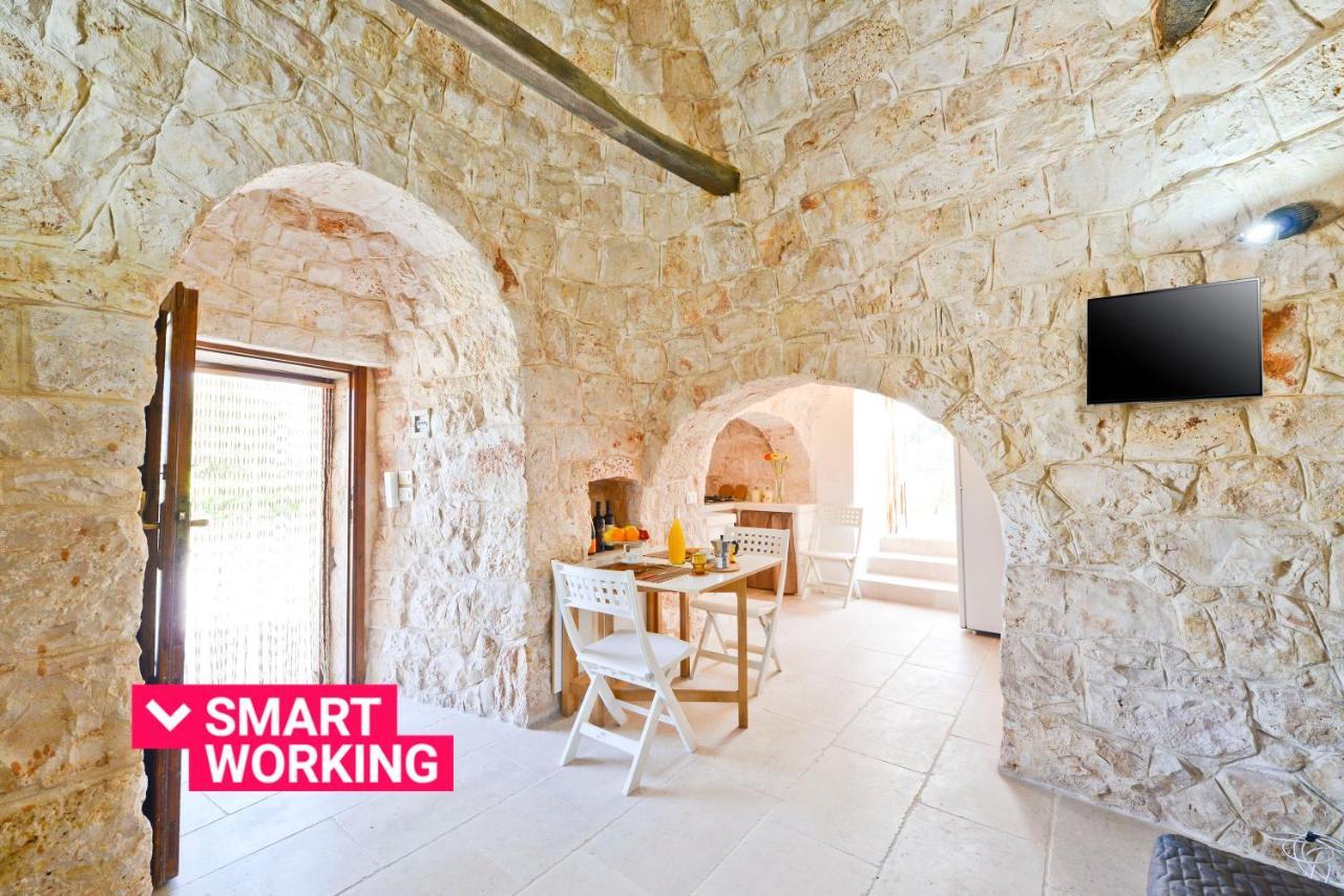 Вилла I Trulli Del Ciliegio Con Giardino By Wonderful Italy Остуни Экстерьер фото